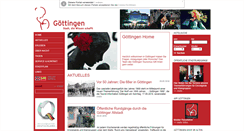 Desktop Screenshot of goettingen-tourismus.de